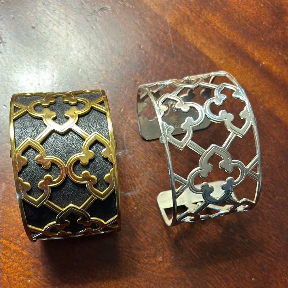 Gold and Silver Cuff Bracelets